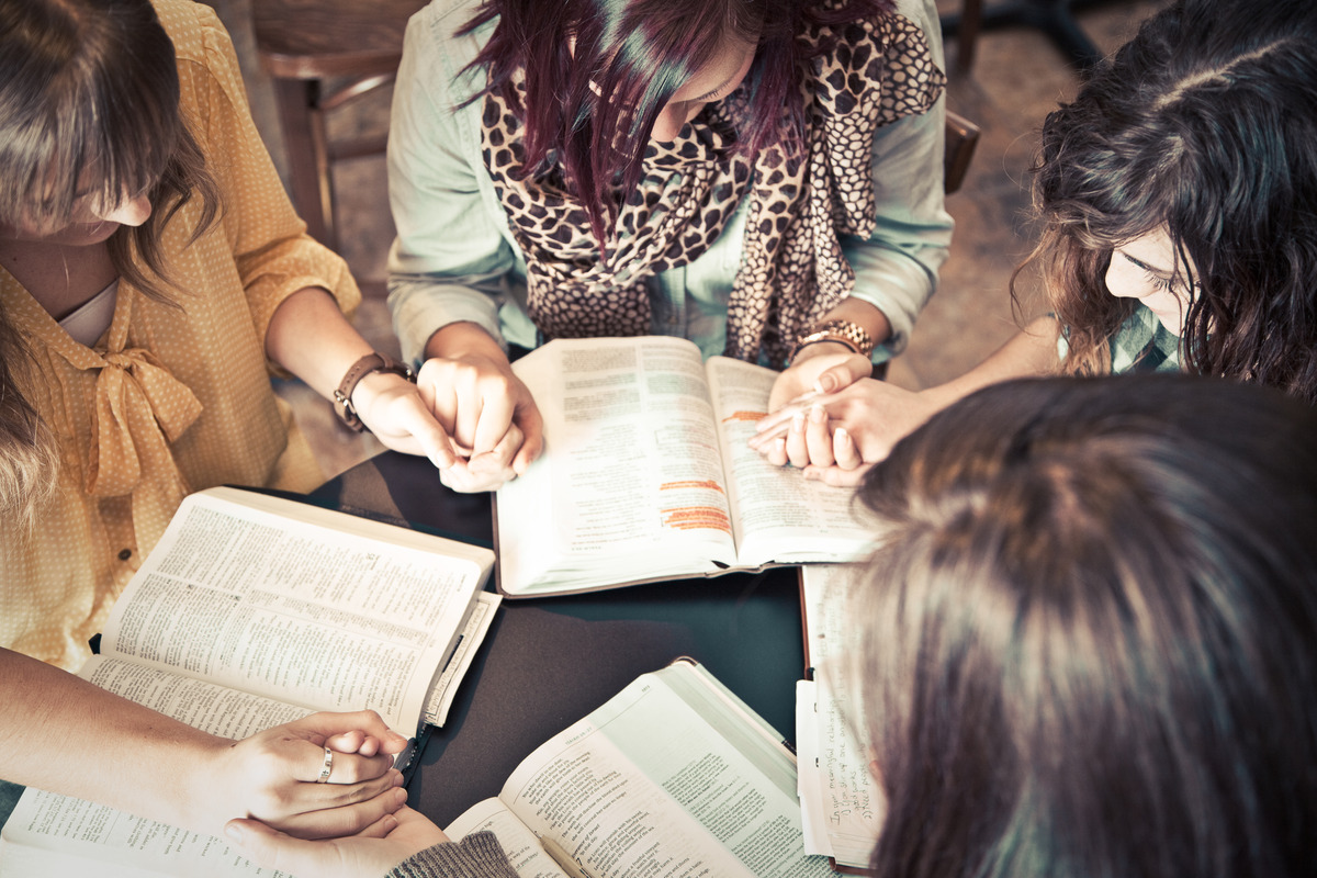 Praying over Bibles